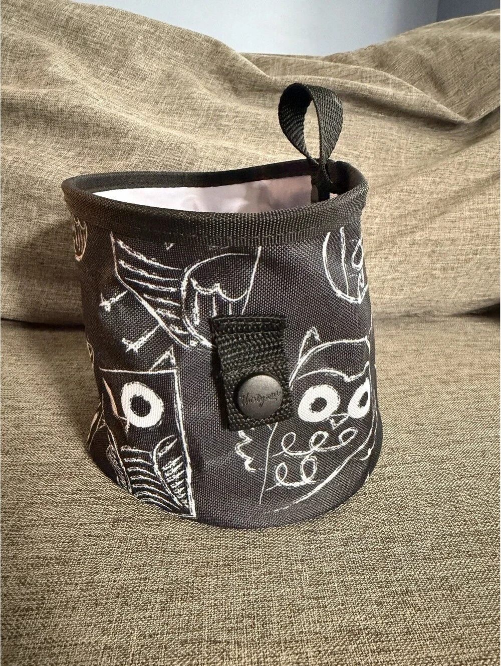 Thirty One Oh Snap Bin Its Owl Good Black White Owl Print